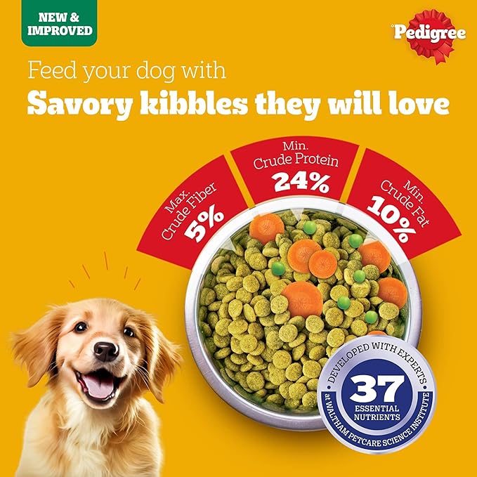 Pedigree Vegetarian & Sustainable Dry Food For Adult Dogs & Puppy