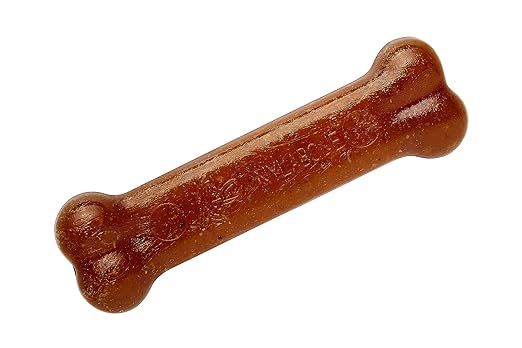 Nylabone Puppy Chew & Ring Bone Twin Pack Chicken Flavor Chew Toy Up to 16kg Dogs 13.97cm x 4.44cm x 2.54cm