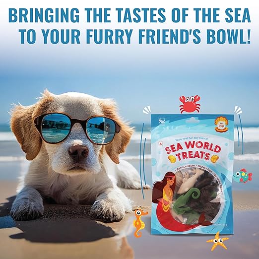 Sea World Dog Treats Tasty And Fun Dog Treat With Calcium-Rich Gluten-Free Nutrients Suitable For All Breeds Of Dogs 80g