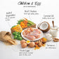 Fidele Fresh Mini Breed Chicken & Egg with Vegetables in Broth 70gm