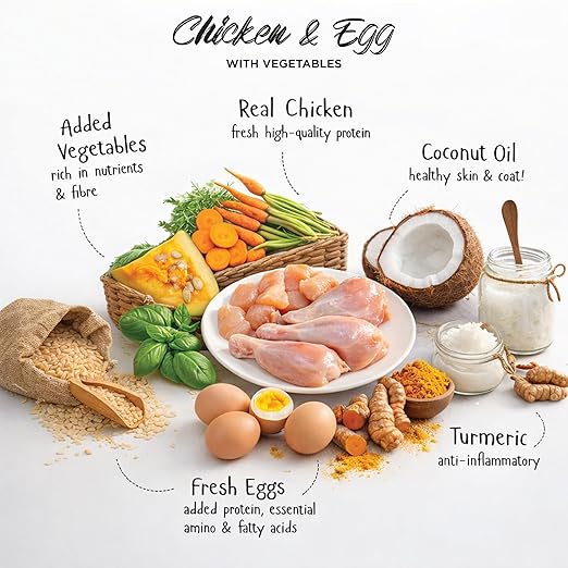 Fidele Fresh Mini Breed Chicken & Egg with Vegetables in Broth 70gm