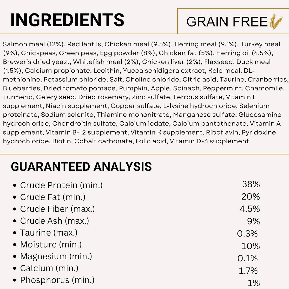 Charm Adult Cat Grain-Free Premium Dry Cat Food 340g