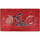 Drymate Pet Bowl Placemat Dog Food Feeding Mat Absorbent Fabric Waterproof Machine Washable Cross Bones Red 16" x 28"