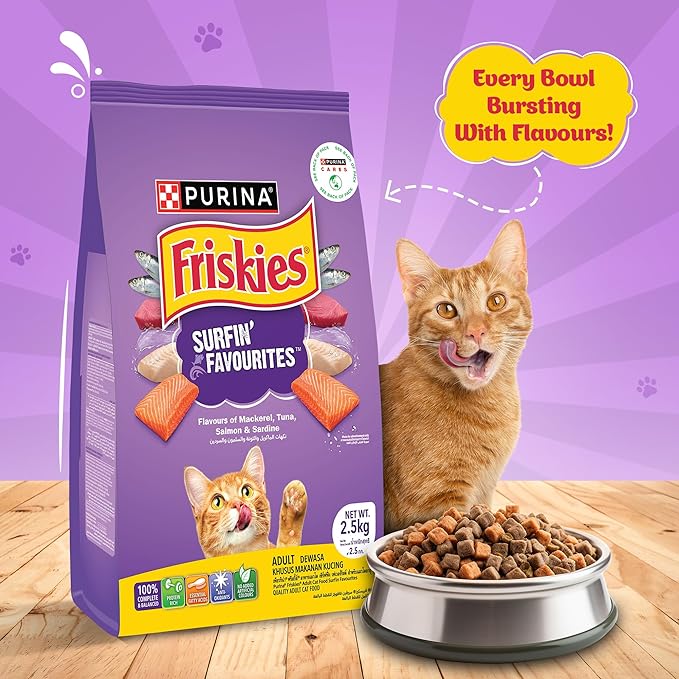 Purina Frikies Surfin Favourites Adult Cat Dry Food