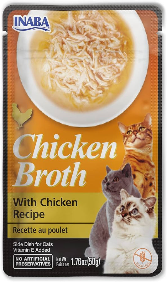 Inaba Chicken Broth with Chicken Recipe Treats For Cats 50g
