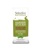 Selective Naturals With Pea & Mint Garden Sticks Snacks For Rabbits Also Ideal For Guinea Pigs I Chinchillas & Degus 60g