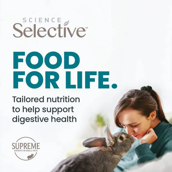Selective Naturals With Timothy Hay & Thyme Meadow Loops Snacks For Rabbits Also Ideal For for Guinea Pigs I Chinchillas & Degus 80g