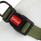 Gigwi Classic Line Collar With Reflective Stitching Sturdy Buckle with Metal D-Ring For Dogs Neck Size 48-70cm Green (XL)