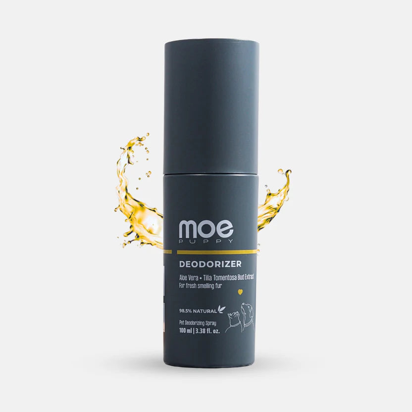 Moe Puppy Deodorizer Cruelty Free and Plant Based Formula For Dogs & Cats 100ml