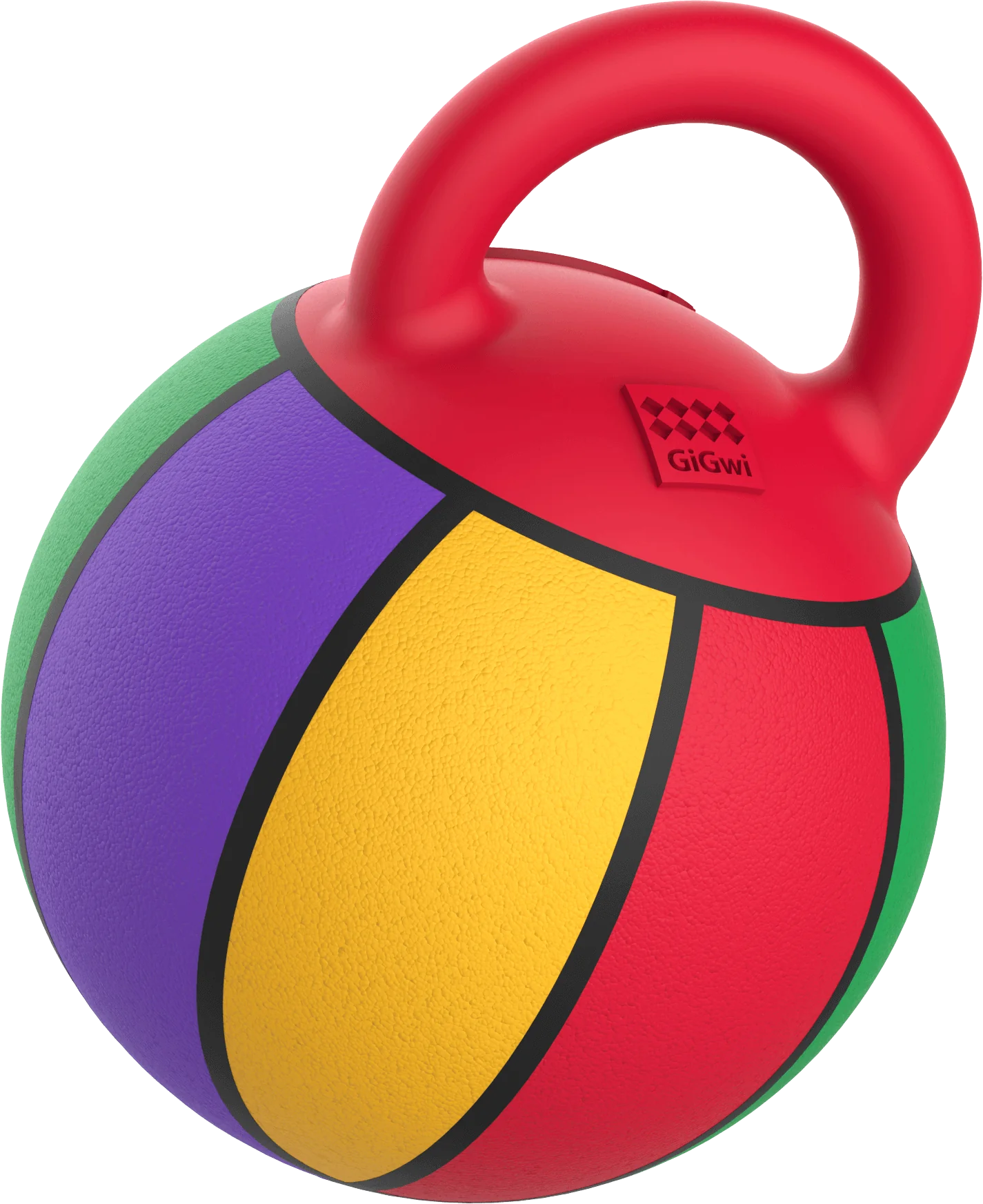 Gigwi Jumball Basketball Ball with Rubber Handle Small Size 5.5
