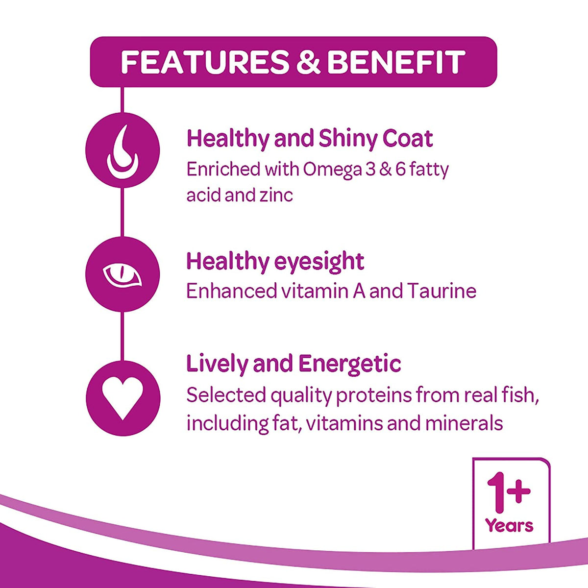Whiskas Adult (+1 year) Ocean Fish Flavor Dry Cat Food