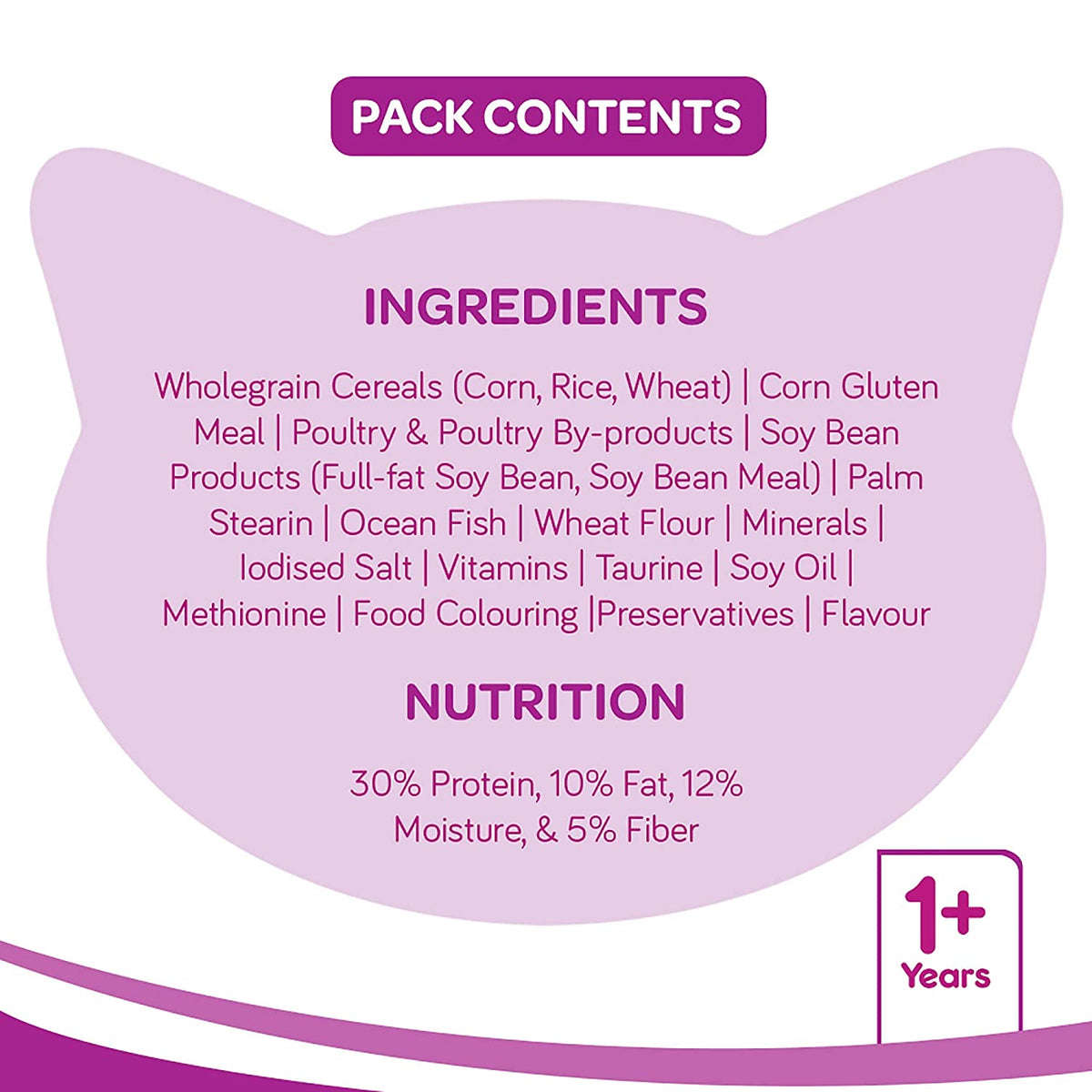 Whiskas Adult (+1 year) Ocean Fish Flavor Dry Cat Food