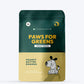 Paws For Greens Dog Treats Plant-Based Healthy Vegan Biscuits for Dogs with Peanut Butter and Banana 100gm