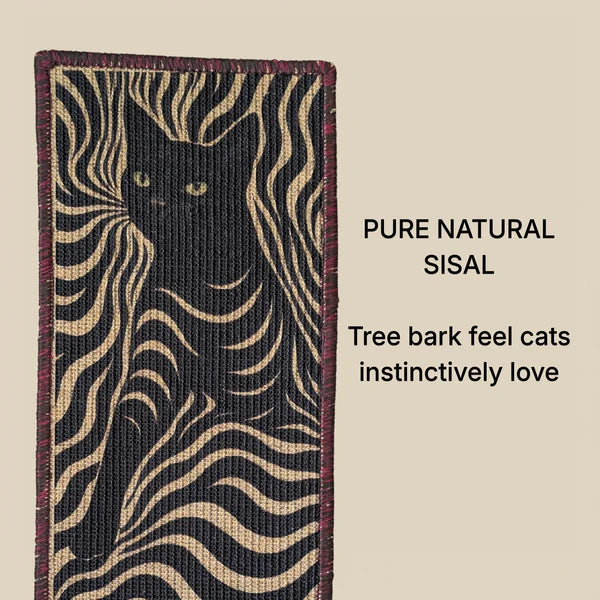 Catscart PawCanvas™ Runner Night Prowl Cat Scratcher 30x80cm