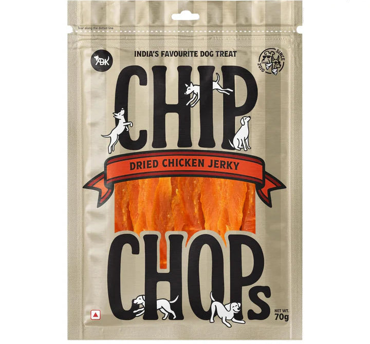 Chip Chops Sun Dried Chicken Jerky Treats 70gm