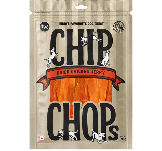 Chip Chops Sun Dried Chicken Jerky Treats 70gm