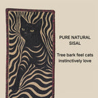 Catscart PawCanvas™ Runner Night Prowl Cat Scratcher 30x80cm