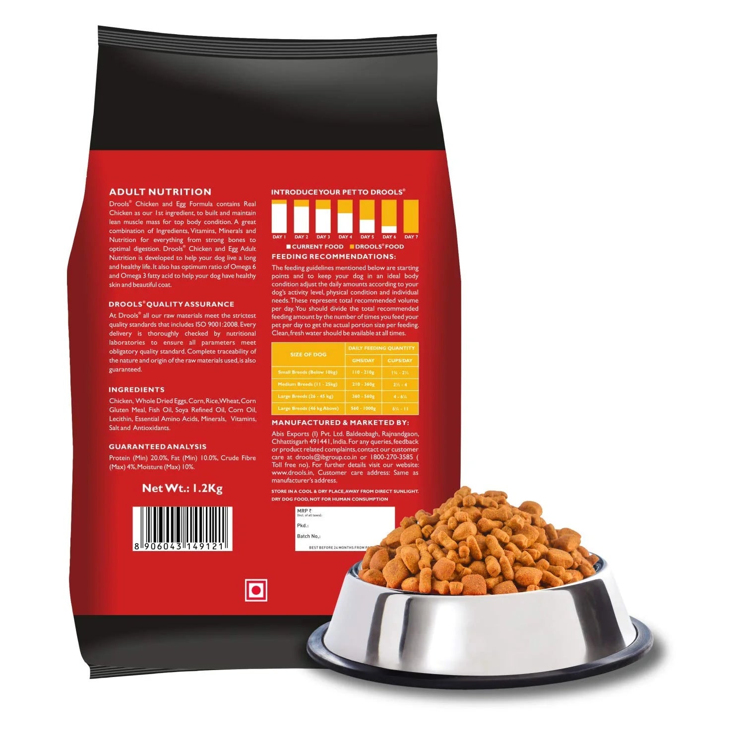 Drools Chicken and Egg Adult Dry Dog Food