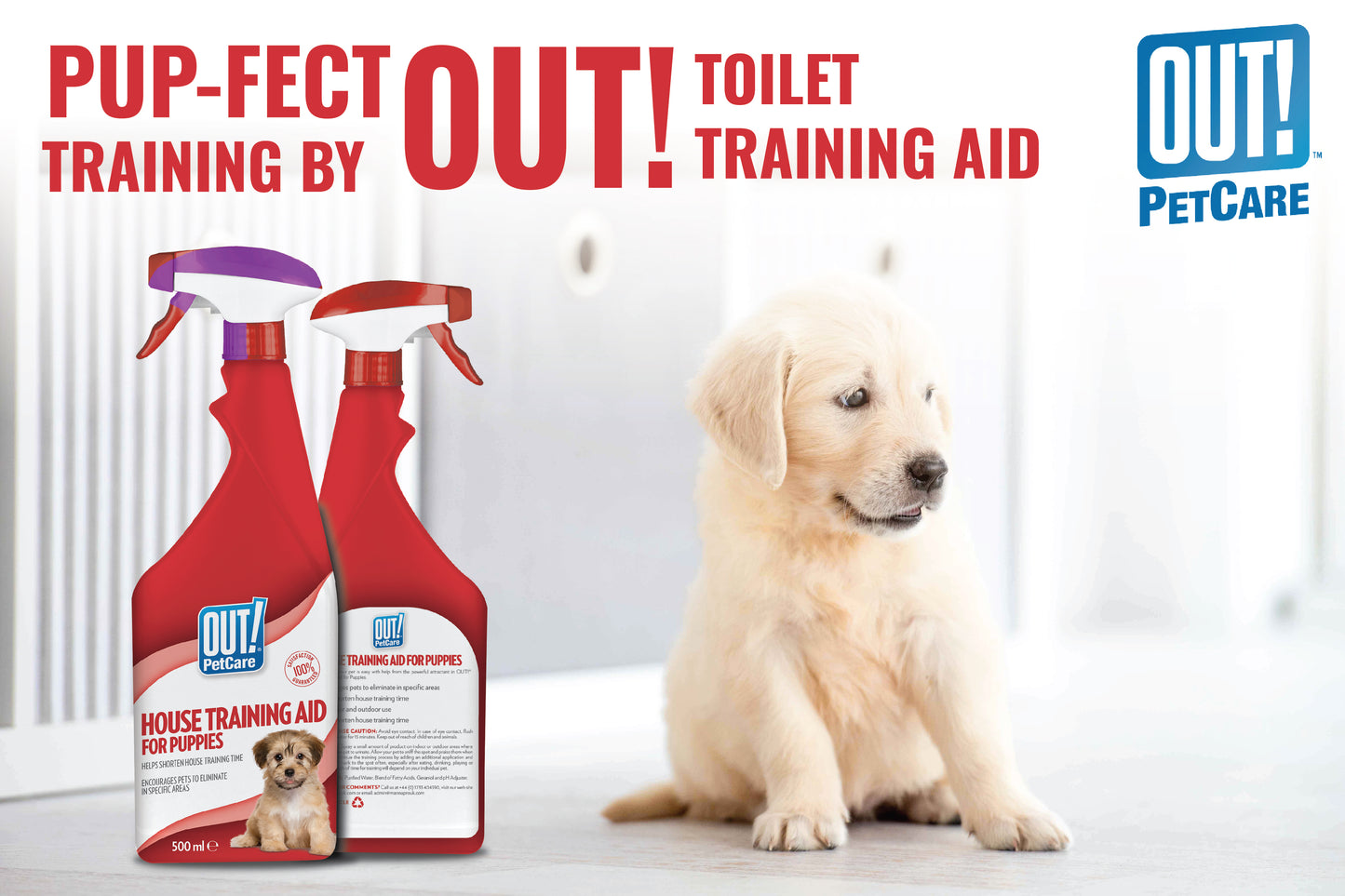 Out House Training Aid for Puppies 500ml