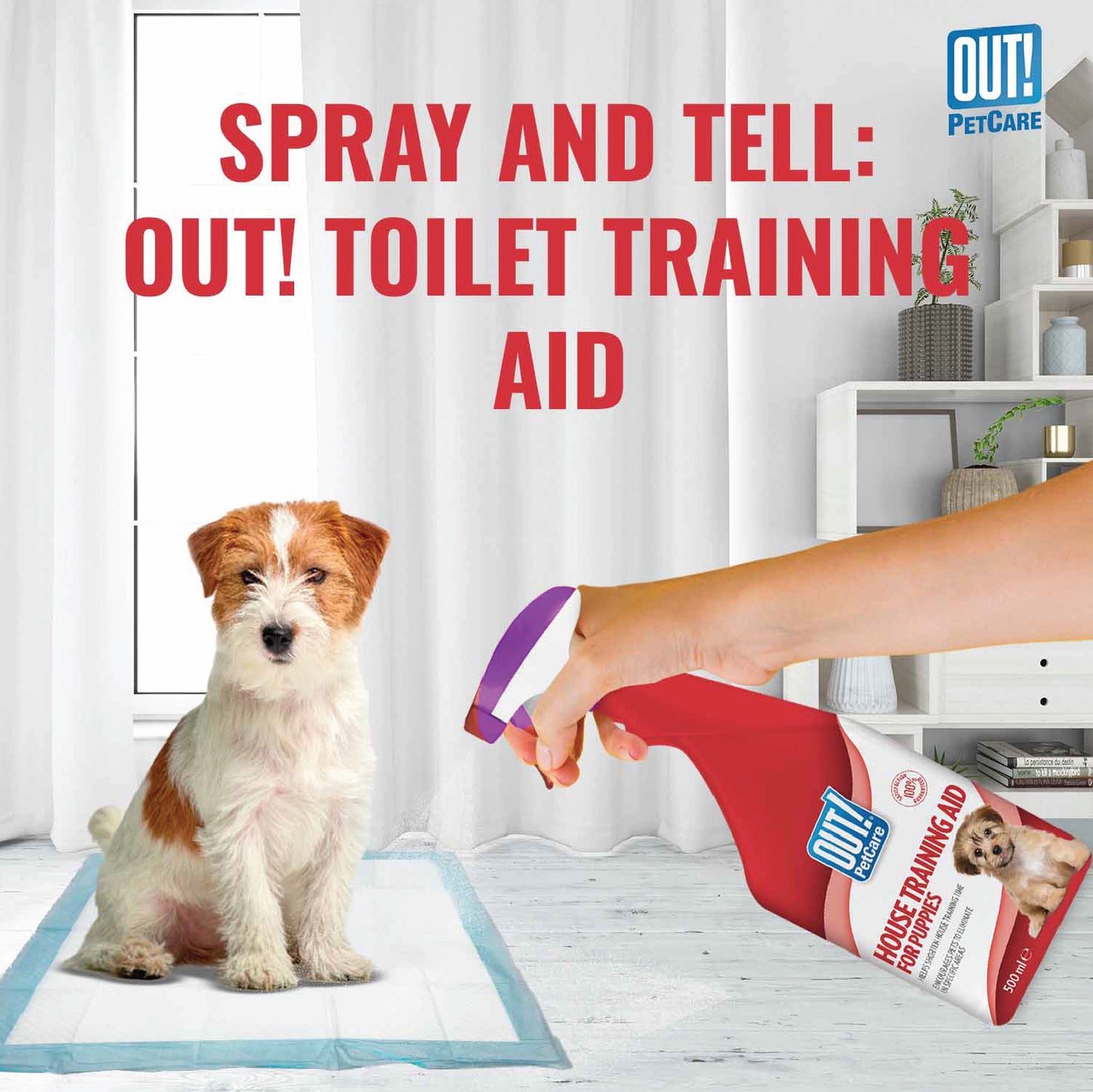 Out House Training Aid for Puppies 500ml