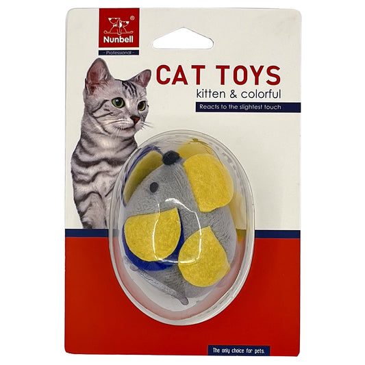 Nunbell Mouse With Pull String Cat Toy