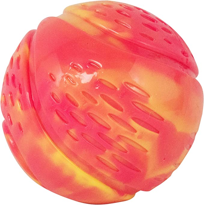 Petstages Squeeze & Grunt N' Punt Tennis Ball Dog Toy 3.25cm