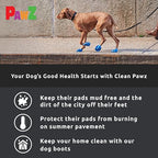 Pawz Protex Rubber Waterproof Dog Boots Black