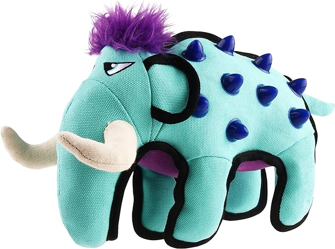 Gigwi Duraspikes Mammoth Blue Dog Toy 25x13x22cm