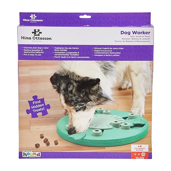 Outward Hound Nina Ottosson Dog Worker Game Interactive Treat Green 36cm