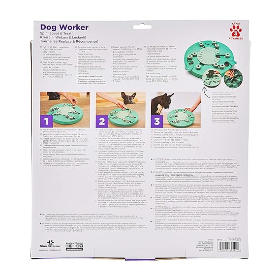 Outward Hound Nina Ottosson Dog Worker Game Interactive Treat Green 36cm