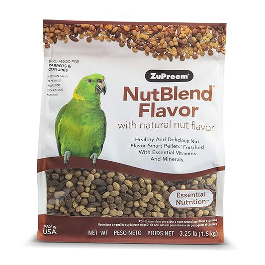 Zupreem NutBlend Flavor with Natural Nut Flavour Bird Food M/L 1.5kg