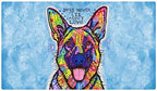 Drymate Pet Bowl Placemat Dogs & Cats Food Feeding Mat Absorbent Fabric Waterproof Machine Washable - Dogs Never Lie 16" x 28"