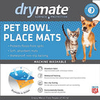 Drymate Pet Bowl Placemat Dogs & Cats Food Feeding Mat Absorbent Fabric Waterproof Machine Washable - Dogs Never Lie 16" x 28"
