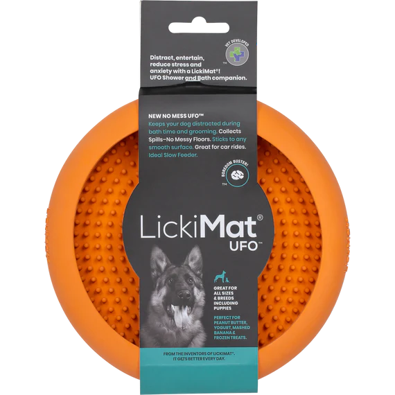 LickiMat UFO Slow Feeder For Dog 17.78x3.81x17.78cm