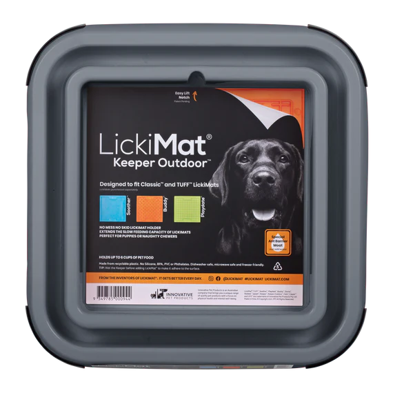 LickiMat Outdoor Keeper Designed To Fit Classic and Tuff Lickimat For Dog 31.50x5.50x31.50cm