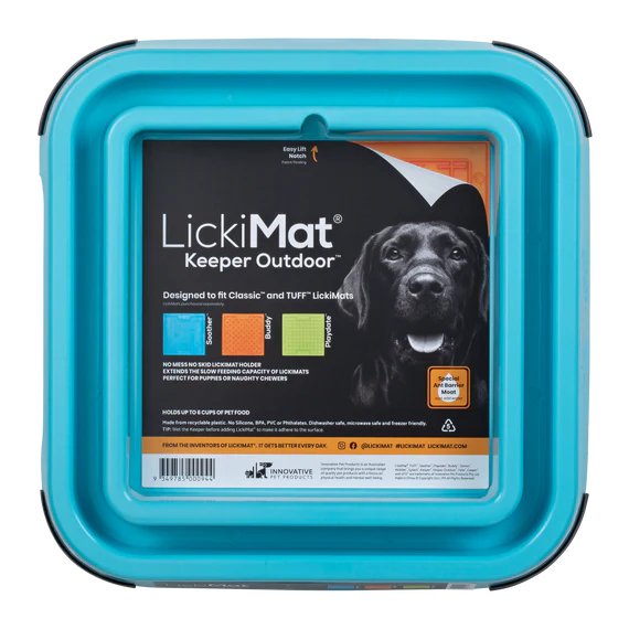 LickiMat Outdoor Keeper Designed To Fit Classic and Tuff Lickimat For Dog 31.50x5.50x31.50cm