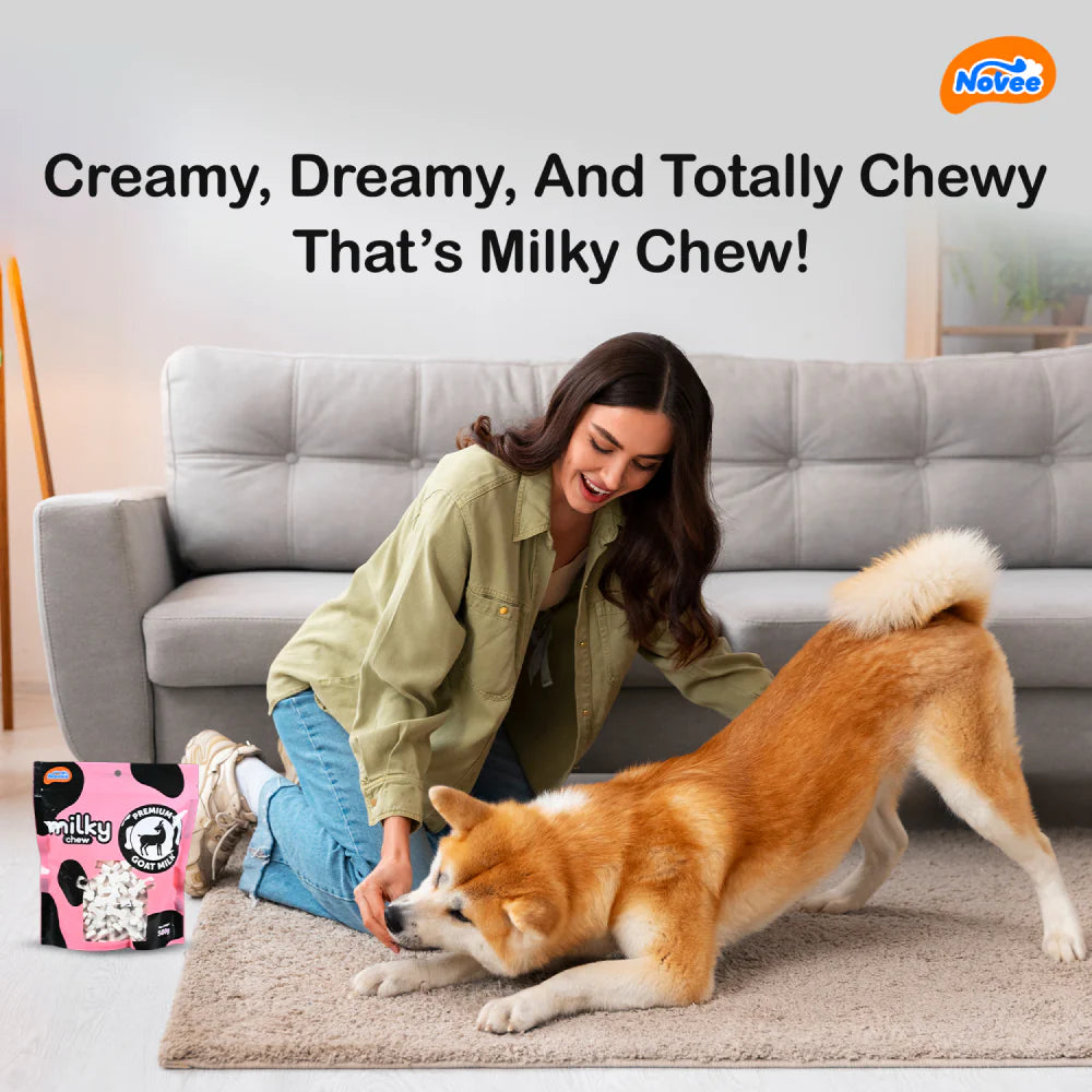 Dogaholic Milky Chew Goat Milk Mini Bone Treats for Dogs 500g