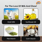 Dogaholic Milky Chew Goat Milk Mini Bone Treats for Dogs 500g