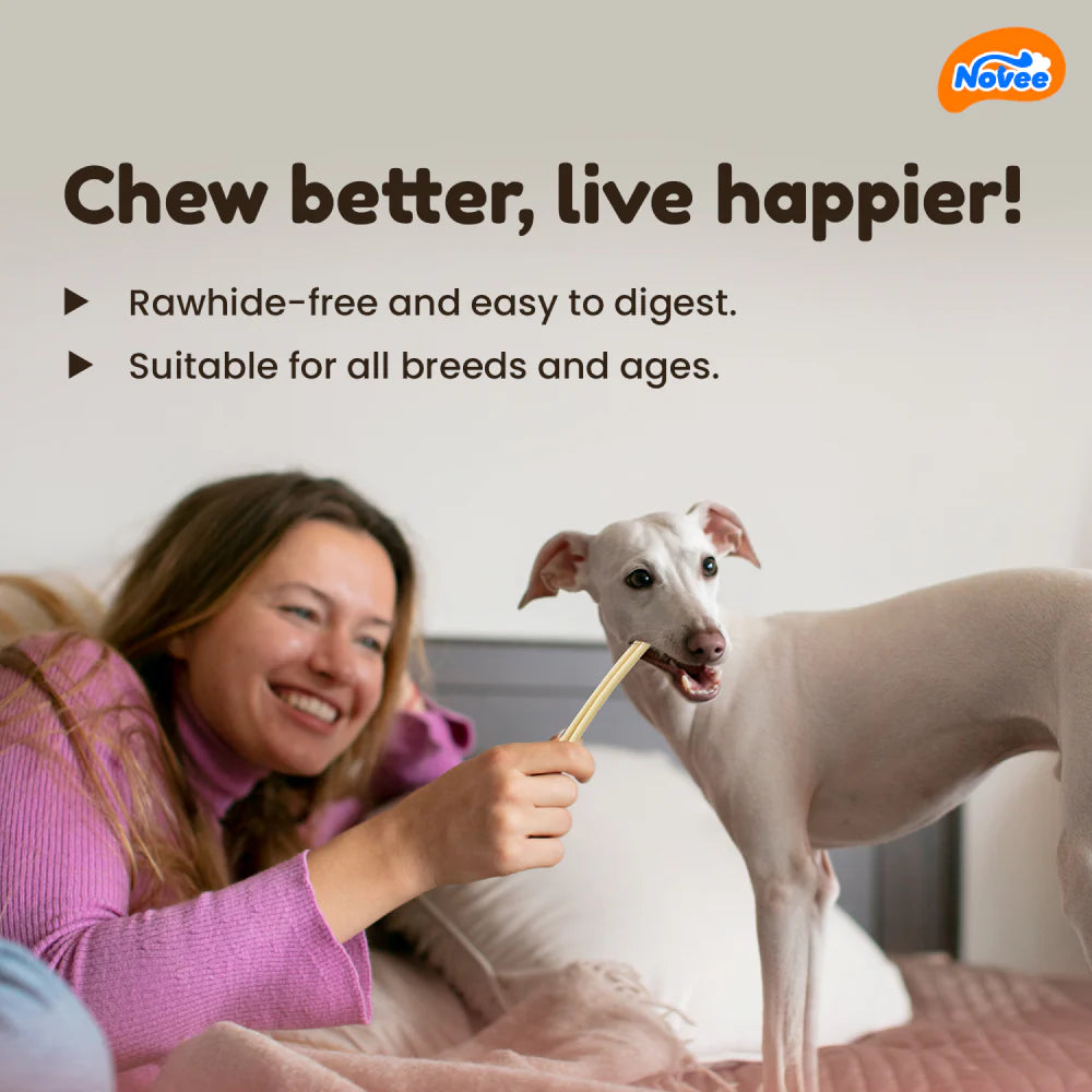 Dogaholic Nova Milky Chew Goat Milk Stick Treats for Dogs 500g