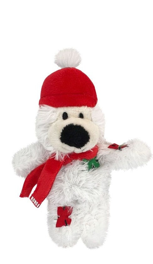 Kong Christmas Collection Holiday Softie Bear Cat Toy 3.30x9.65x16.91cm