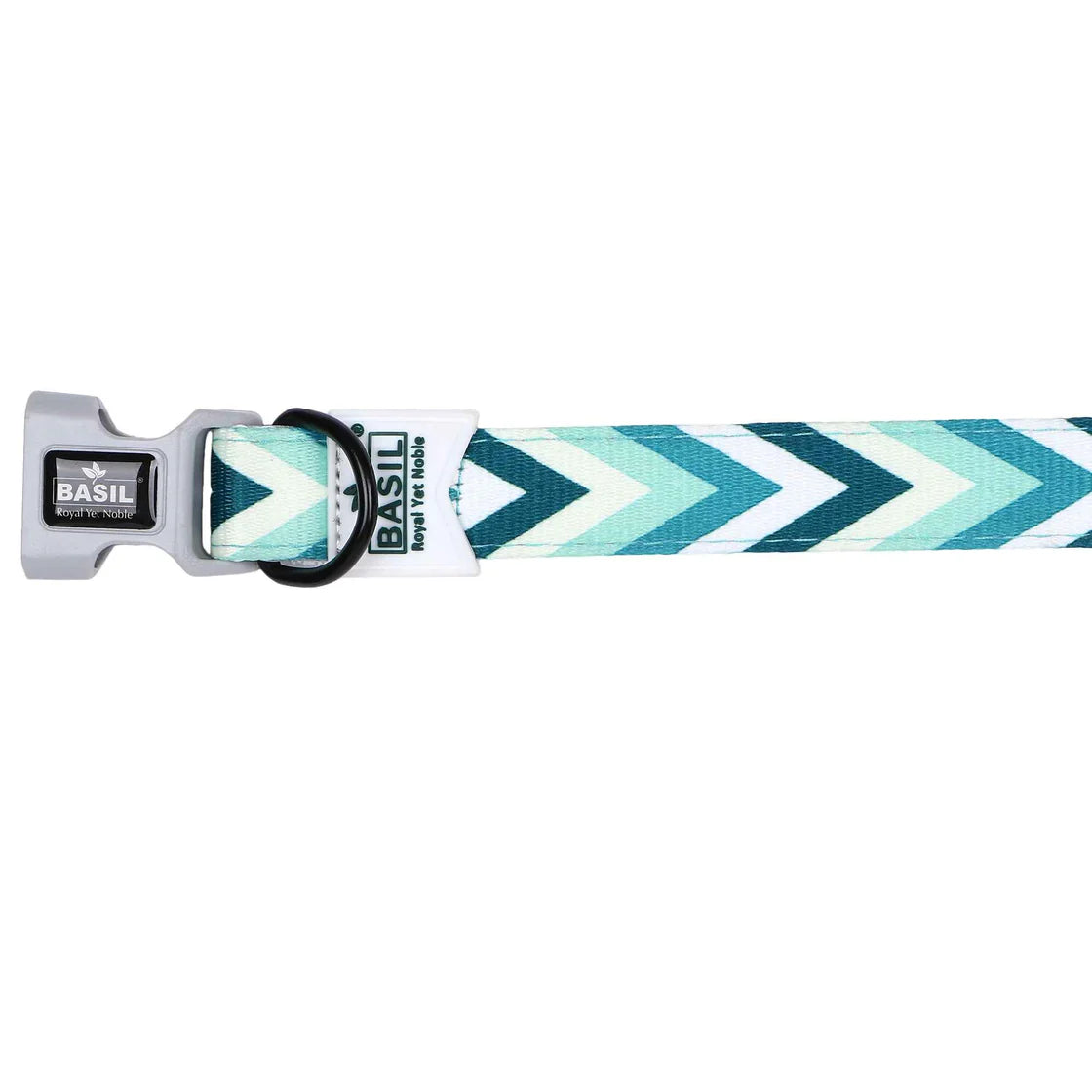 Basil Printed Green Padded Collar
