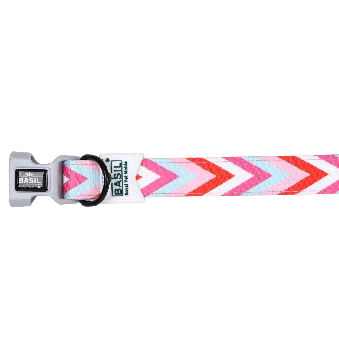 Basil Printed Pink Padded Collar