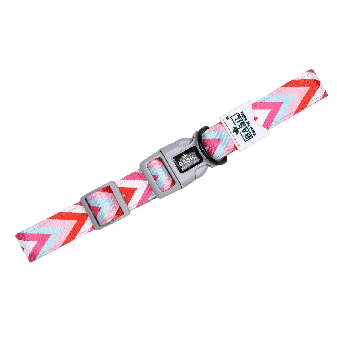 Basil Printed Pink Padded Collar