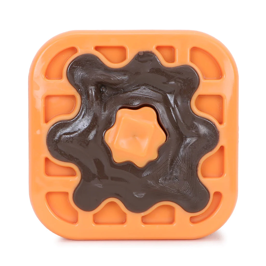 Basil Waffle with Nylon Chocolate Chew Toy for Dogs & Puppies