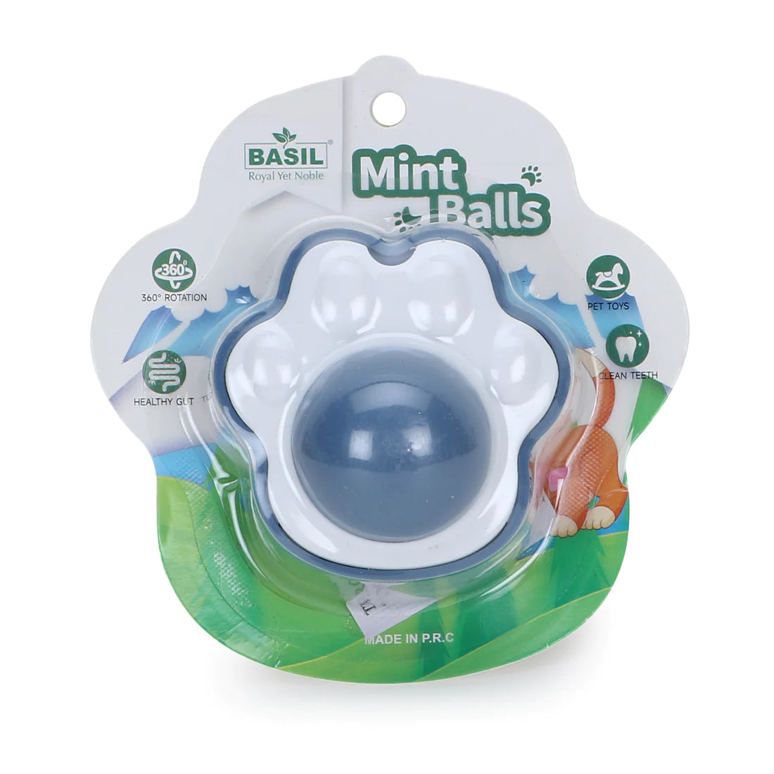 Basil Mint Balls Interactive Catnip Toy