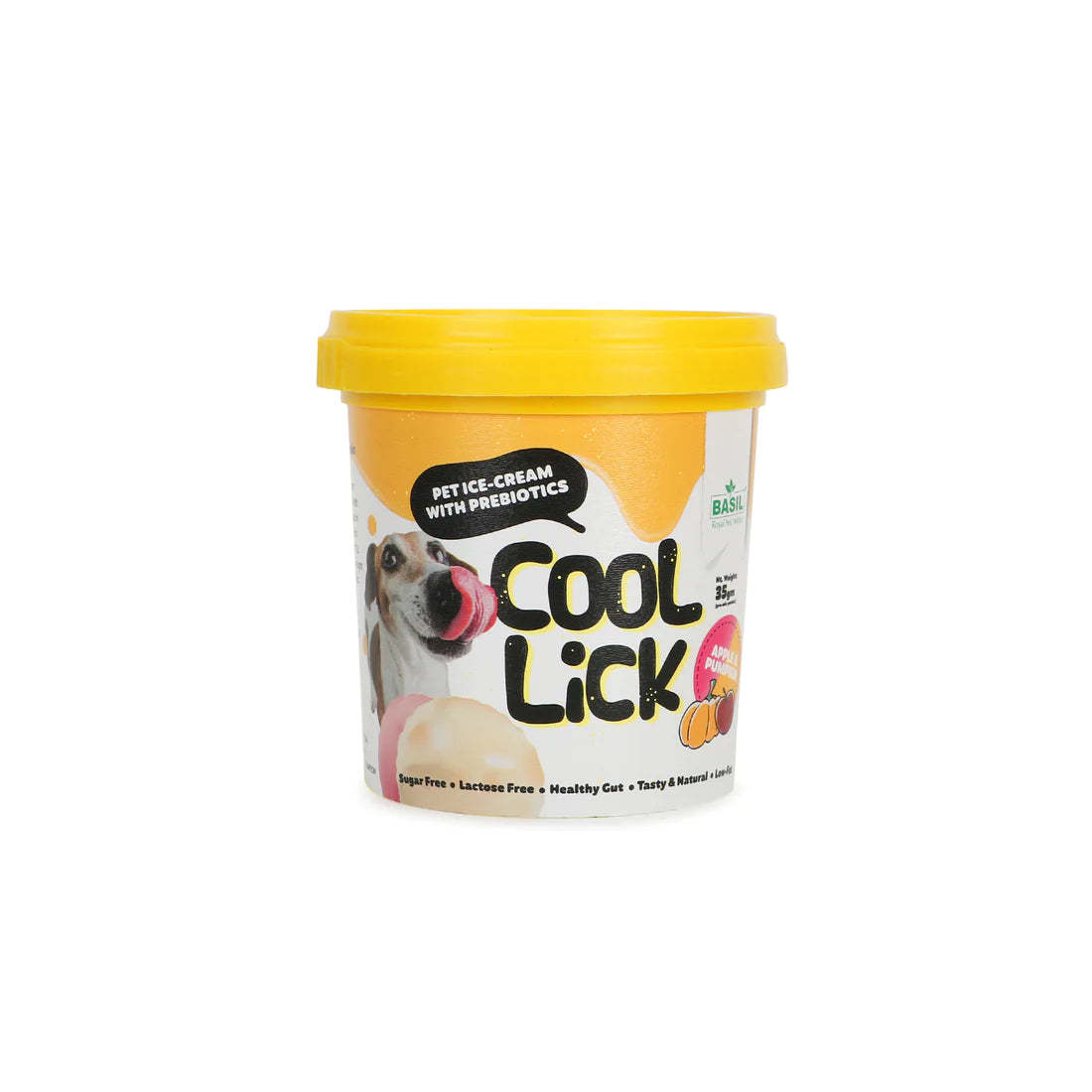 Basil Cool Lick Dog Ice-Cream Apple & Pumpkin 35gm Pack of 2