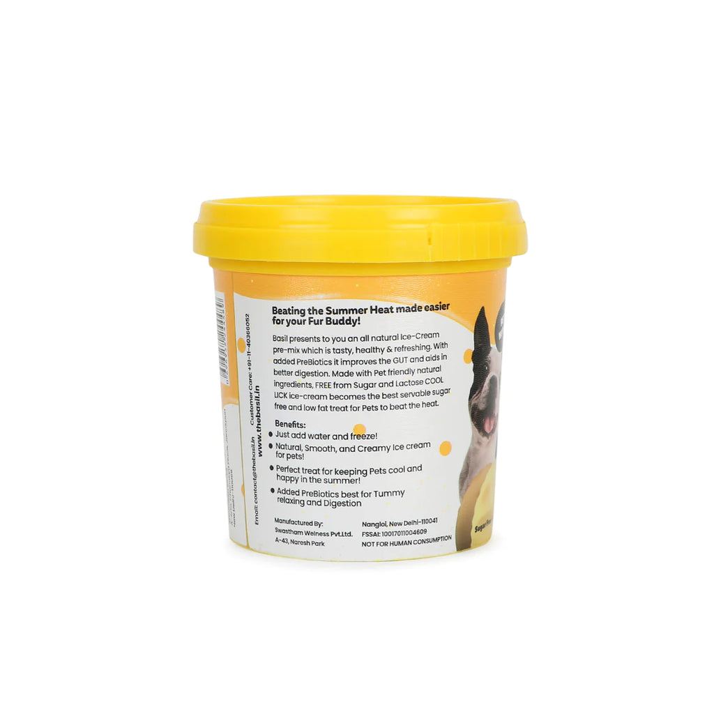 Basil Cool Lick Dog Ice-Cream Banana & Peanuts 35gm Pack of 2