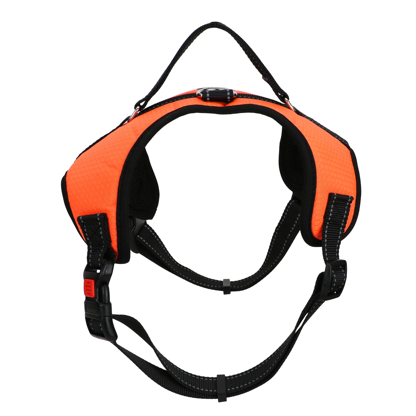 Basil Dog Harness With Handle Orange