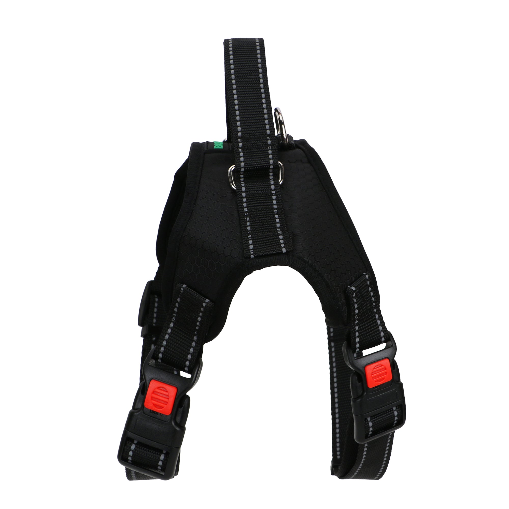 Basil No-Pull Dog Harness with Handle – Adjustable, Durable, and Comfortable (Black)