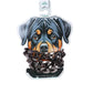 Basil Gun Metal Color Dog Jewelry – Lightweight Glam No Metal Chain Large 34cm